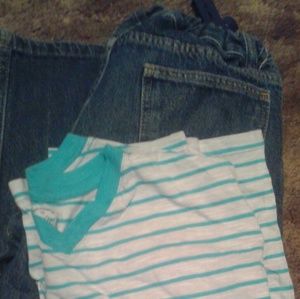 Boys shirt and jeans